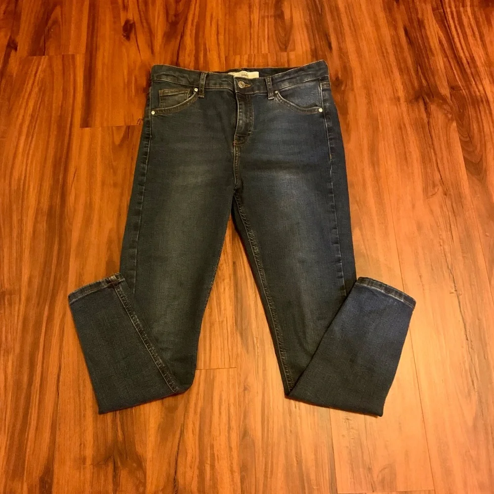 LN WOMENS TOPSHOP JAMIE JEANS. HIGH RISE. ZIP FLY, 5 POCKET DESIGN. NORDSTROM - Picture 2 of 6